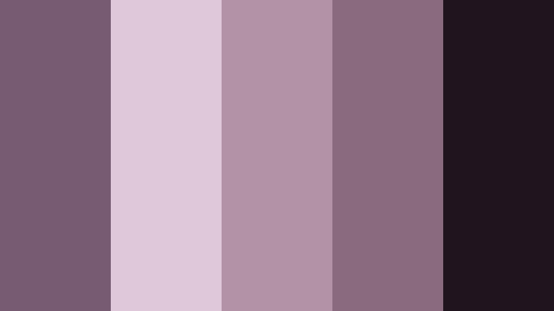 faded cinema seat shadow mauve color palette with hex codes