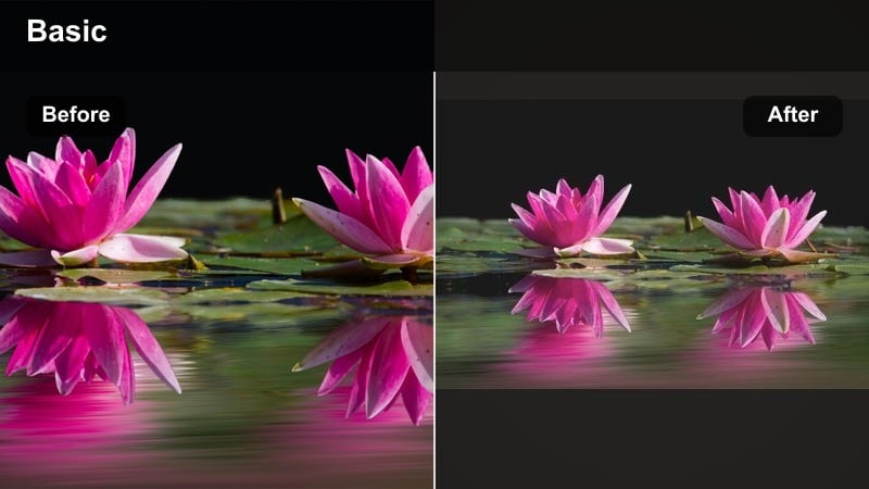 Soft, desaturated vlog scene using Faded Film filter