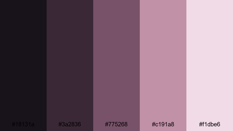 faded nursery phantoms haunted house color palette with hex codes