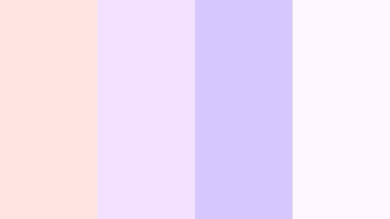 fairy tale workspace misty rose color palette with hex codes