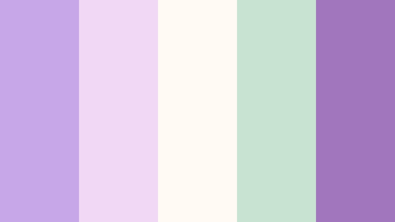 fairy violet bloom lavender and white beauty store color color palette with hex codes