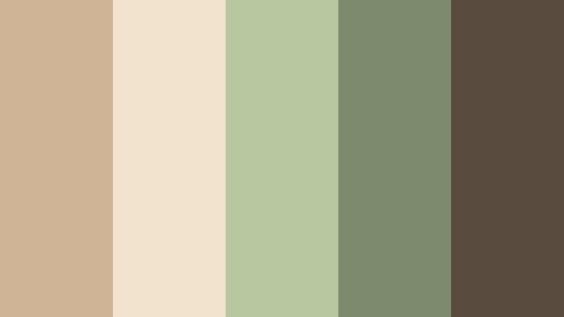fawn meadow calm soft fawn color palette with hex codes