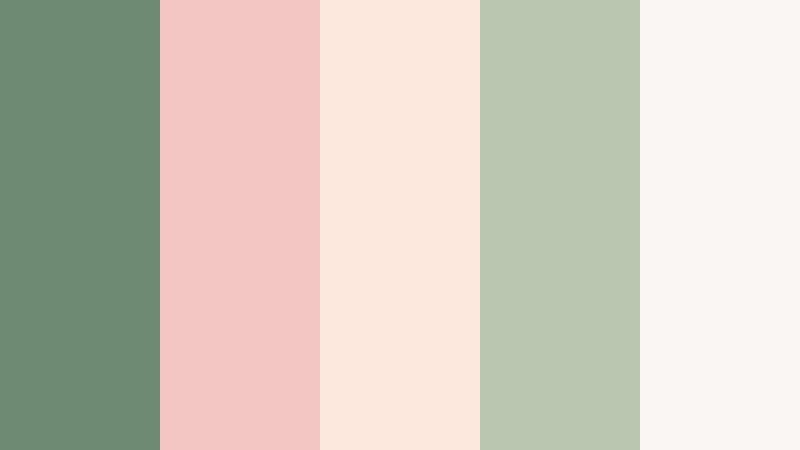 fern and blush keepsake muted fern color palette with hex codes