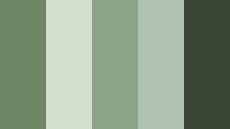 fern trail wanderlust sage fern color palette with hex codes