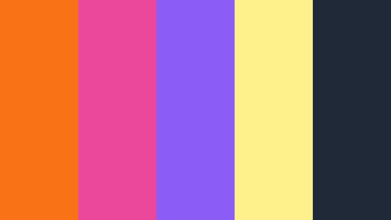 festival frame burst 2d animation color color palette with hex codes