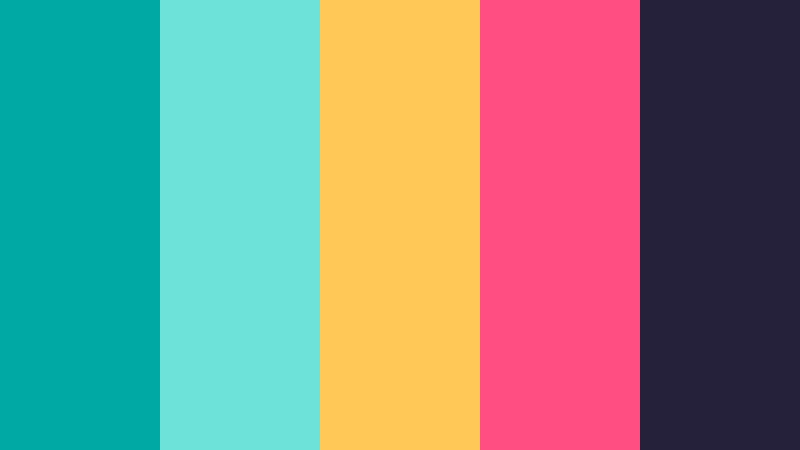 festival sky lights hazy turquoise color palette with hex codes