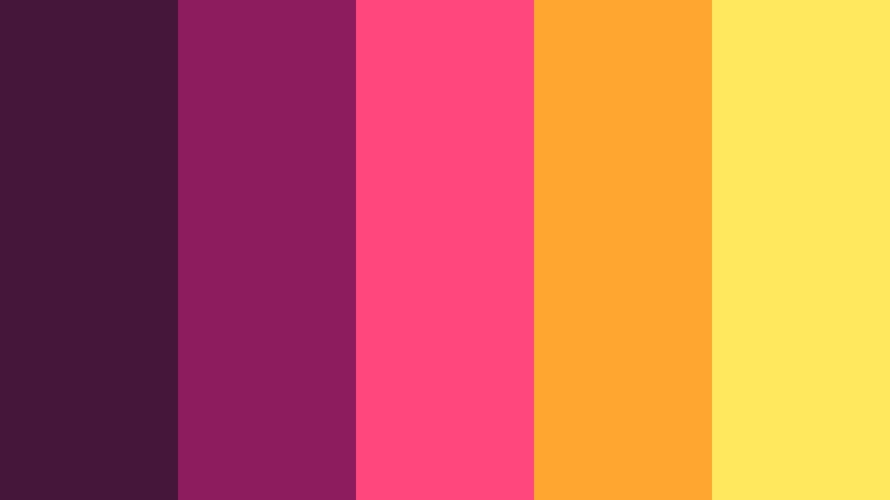 festival twilight bloom twilight plum color palette with hex codes