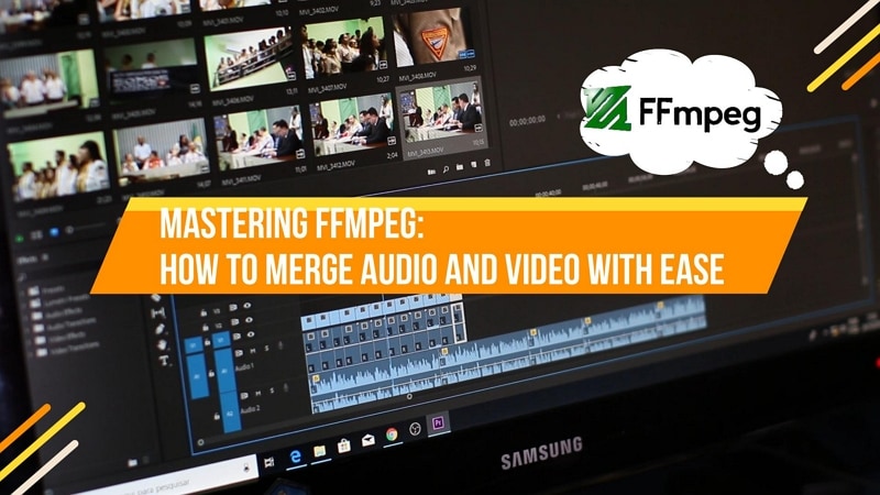 merge audio and video with ffmpeg
