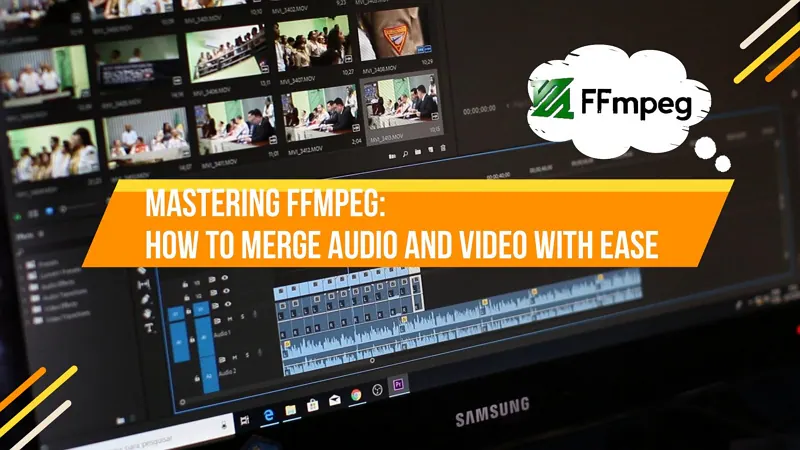 unisci audio e video con ffmpeg