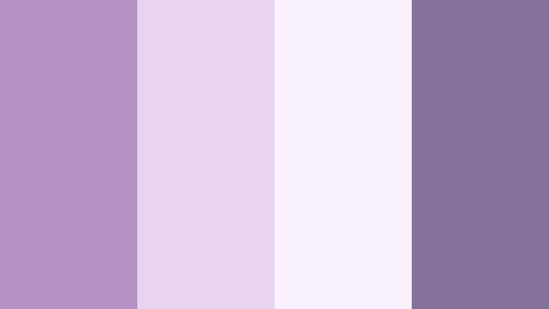field of faded lilacs dusty violet color palette with hex codes