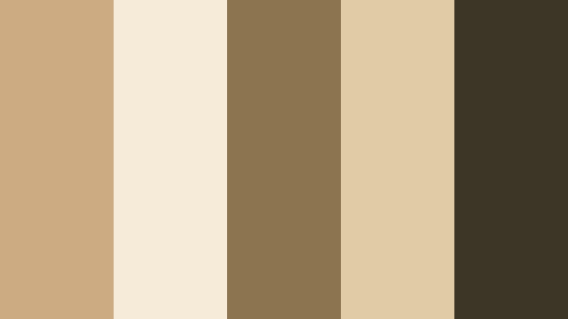 field sketch afternoon toasted beige color palette with hex codes