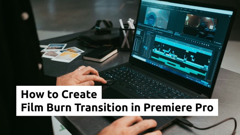 film burn transition in premiere pro
