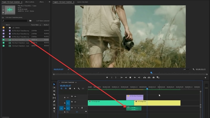 add the sound effects