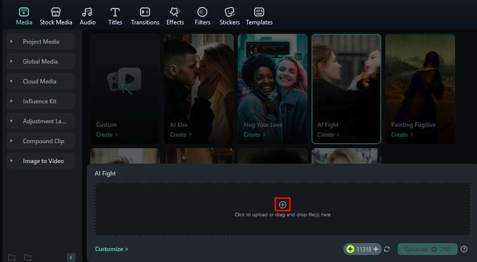 add images image to video filmora