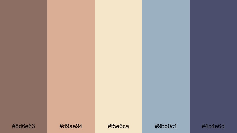 film grain park polaroid picnic color palette with hex codes