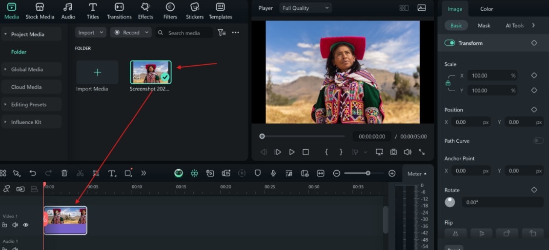 import image or video