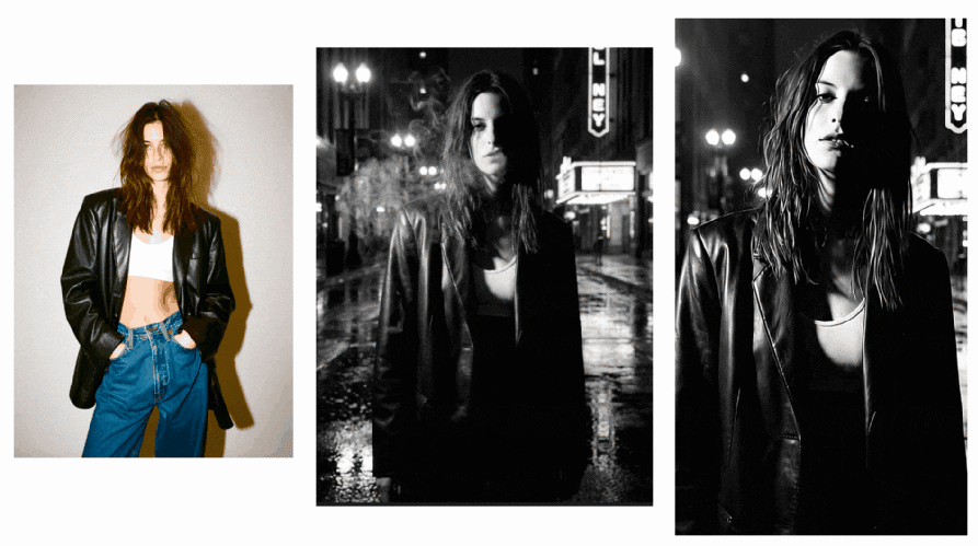 noir effect with filmora ai