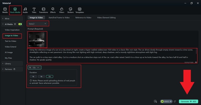 turn the photo to ai video