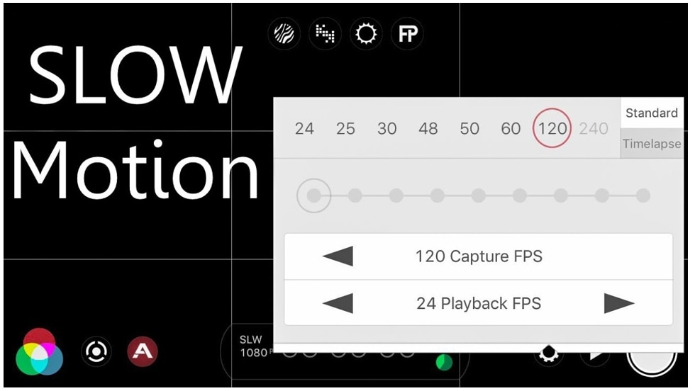 filmic pro slo mo capture mode