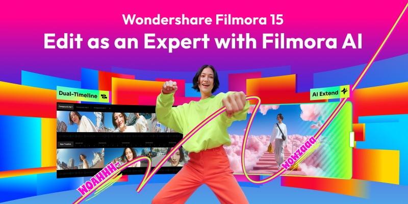 filmora video editor interface
