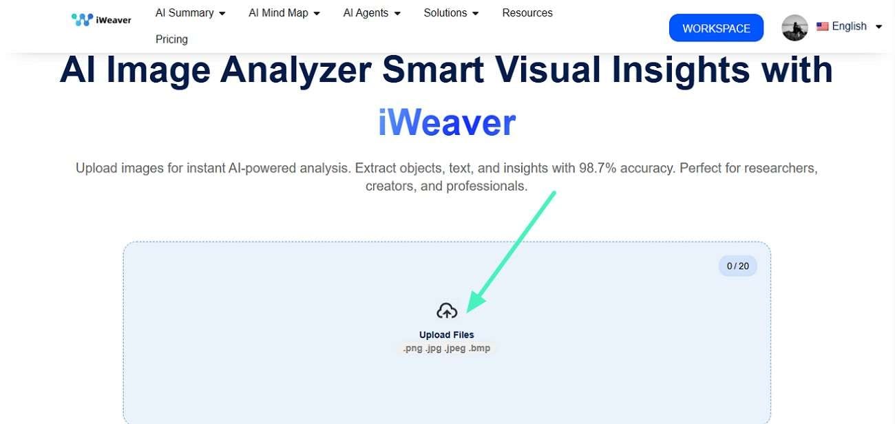 press upload files to add image