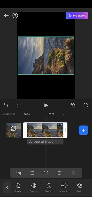 filmora app video layer