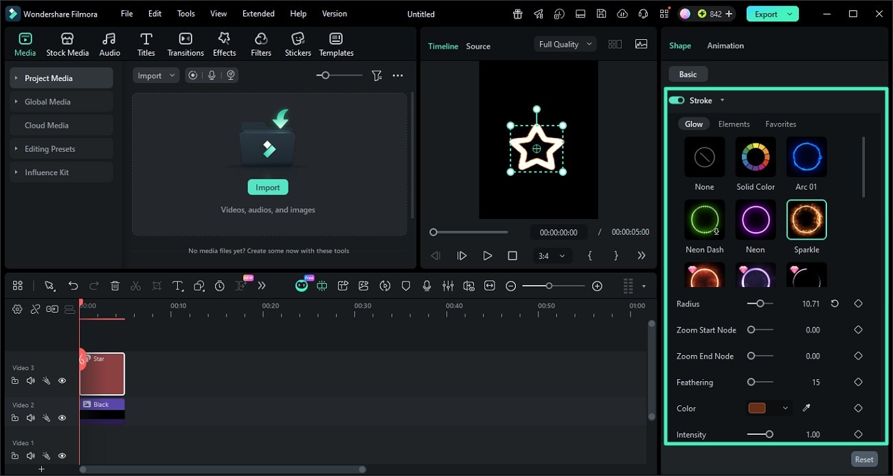 how to use stroke support