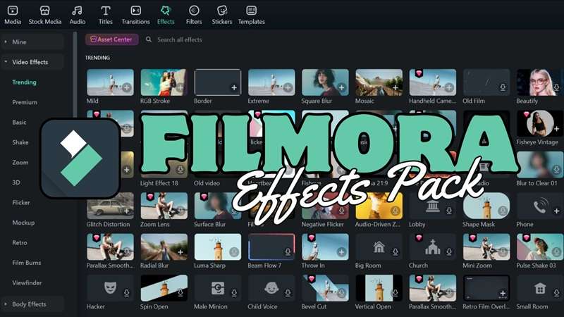 download filmora effects pack