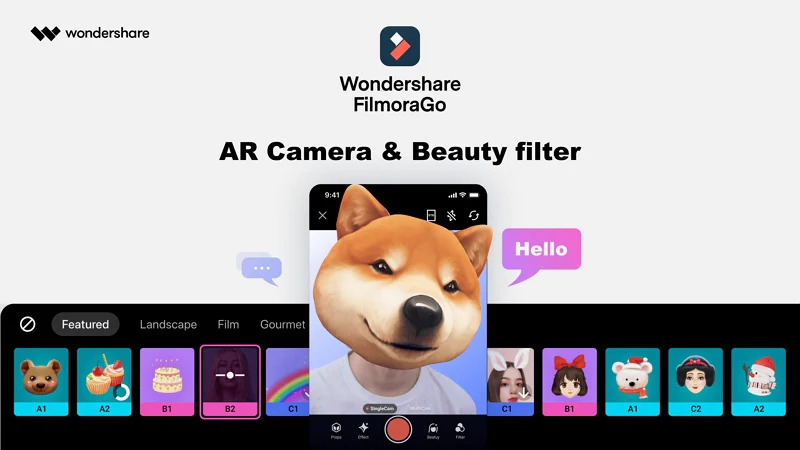 filmora for mobile ar camera