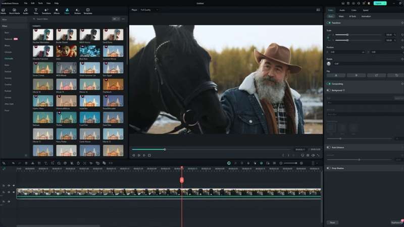 filmora cinematic luts collection