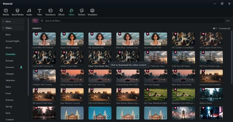 download filmora luts from library
