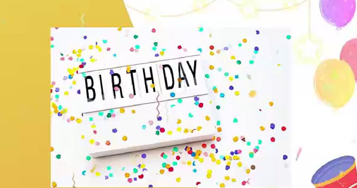 birthday slideshow