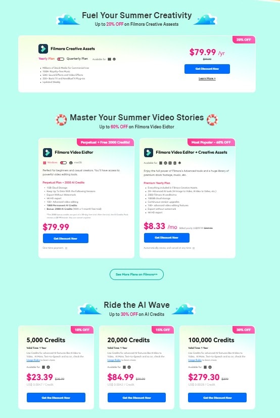 filmora 2025 summer sales