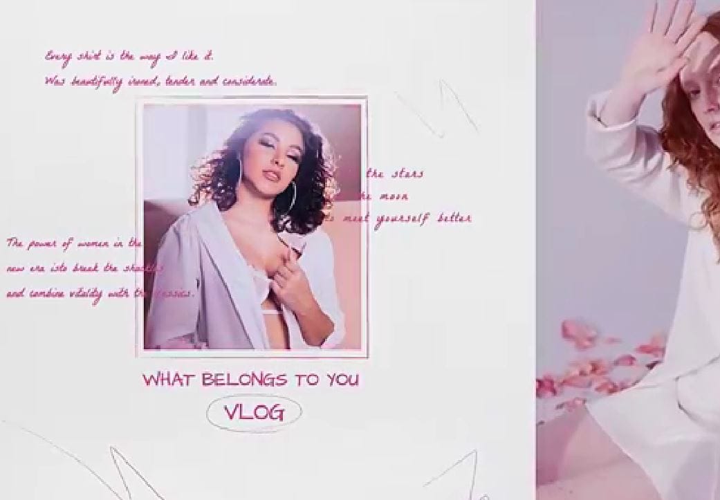 fashion vlog template