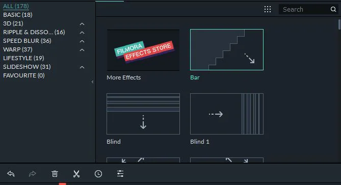 ajouter des transitions