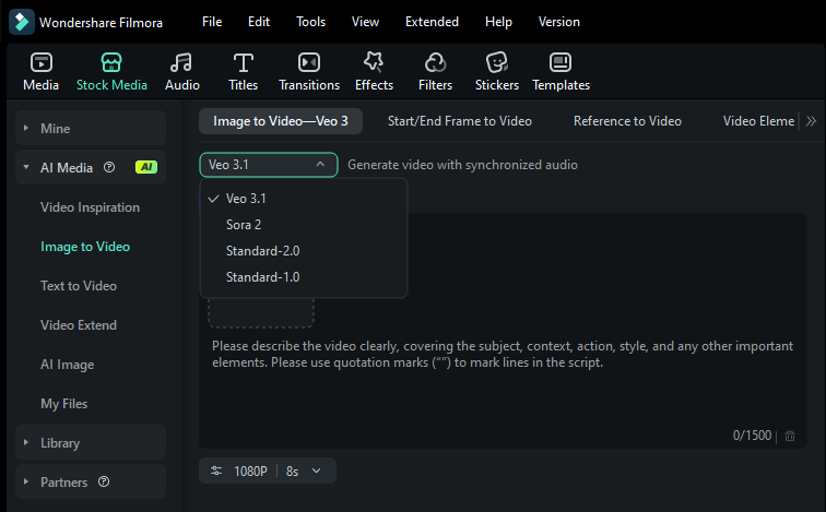 access the veo 3 image to video generator