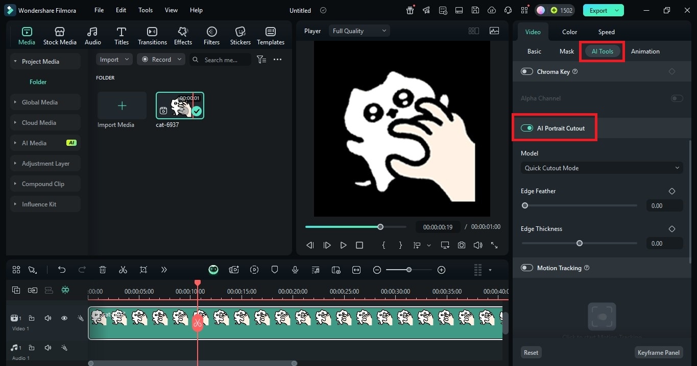 gif to whatsapp sticker in filmora
