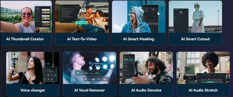 filmora ai features