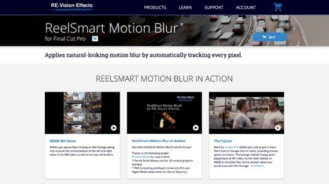 reelsmart motion blur final cut pro