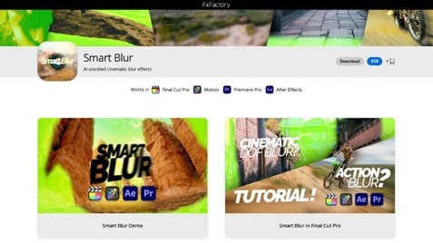 fxfactory smart blur plugin final cut
