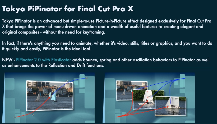 Tokyo PiPintor для pip в final cut pro