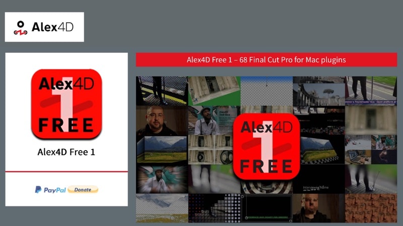 alex4d plugin for final cut pro