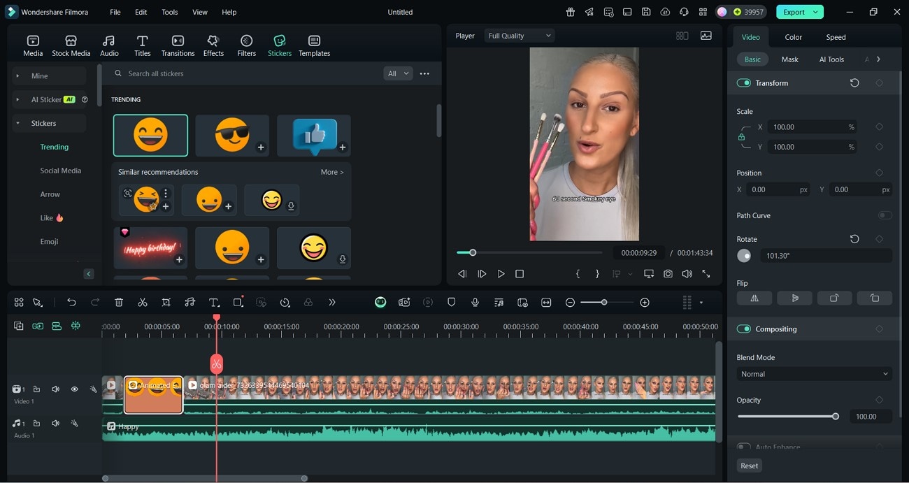 use filmora desktop tool