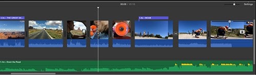 imovie timeline editing