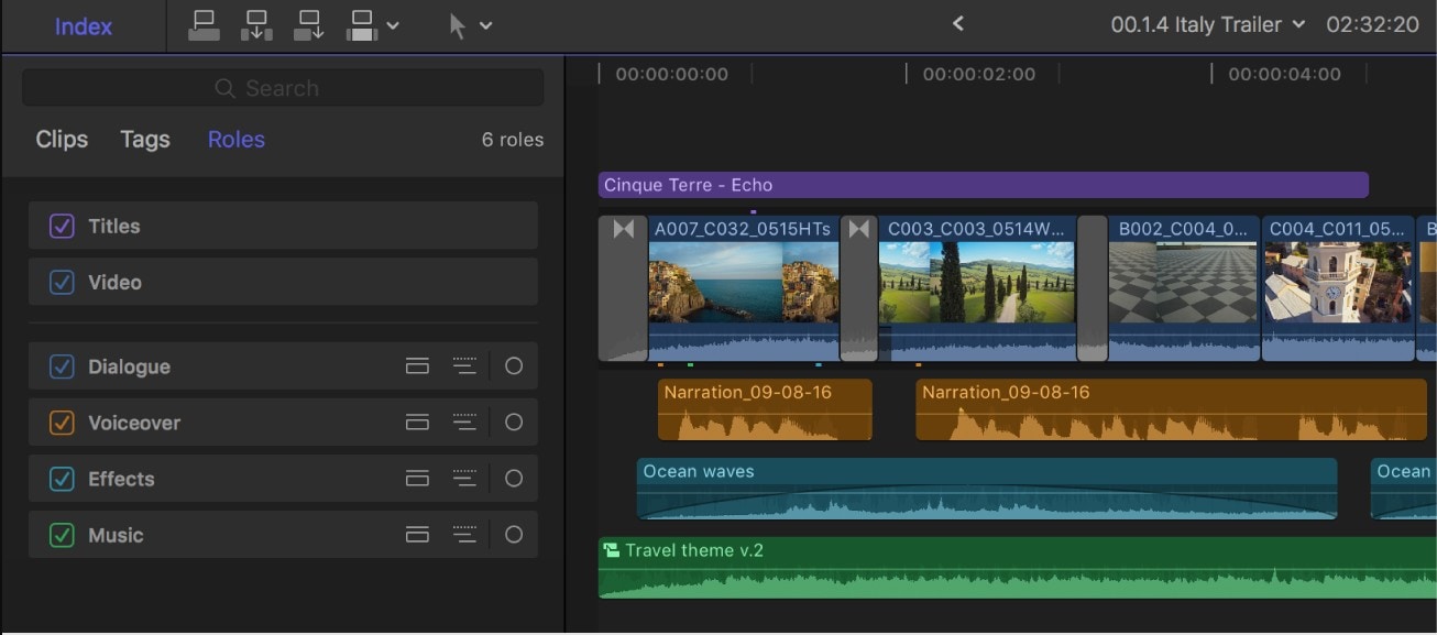 fcp timeline editing