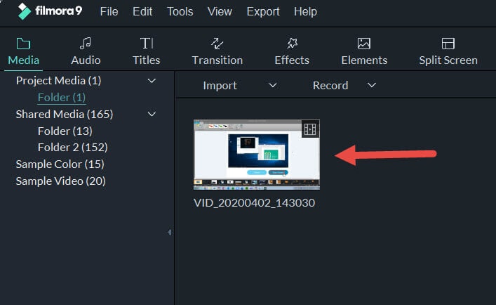 menemukan file rekaman