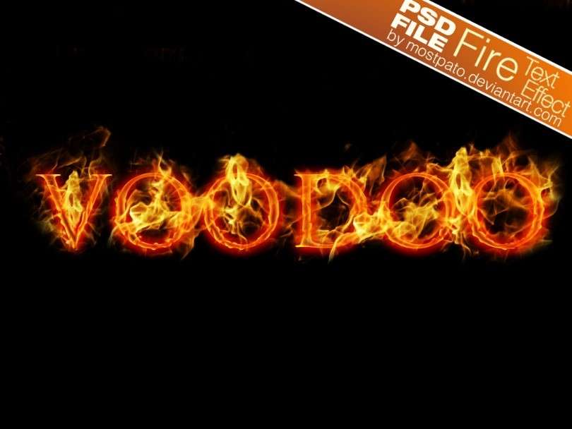 inferno text effect