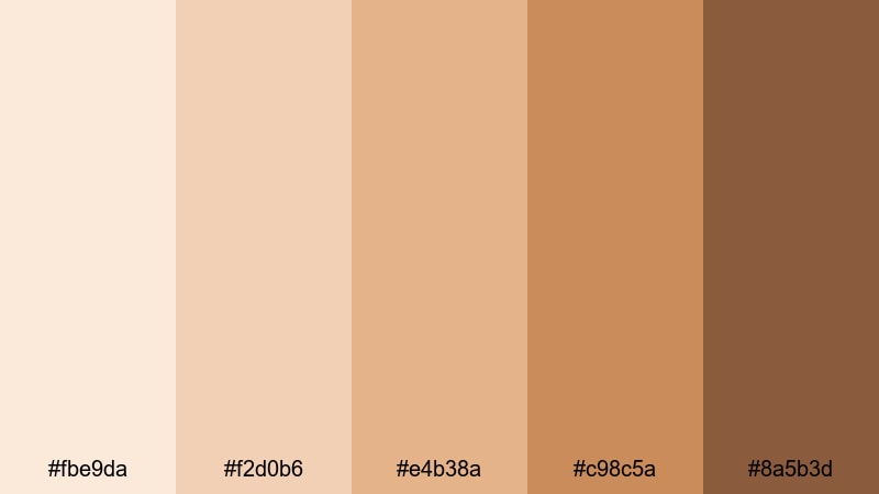 fireplace glow beige beige color palette with hex codes