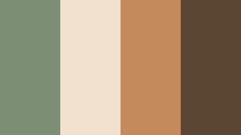 fireside sage retreat sage leaf color palette with hex codes
