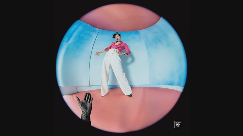 fisheye effect on album cover